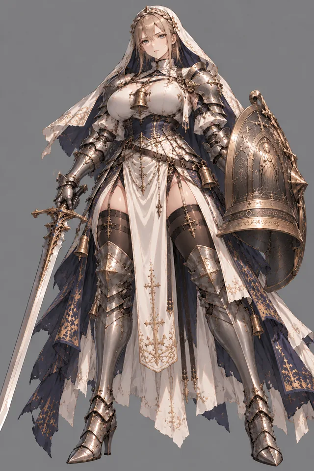 CAMPANA, full-body character sheet
