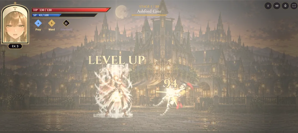 LING the Bell Saint: Level up